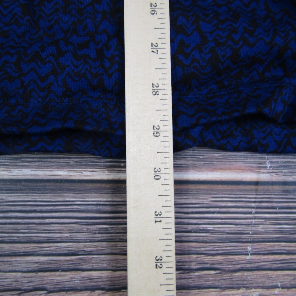 Zella NEW NWT Large Blue Twilight Black Drawstring Waist Fleece Sweatshirt - Picture 7 of 8